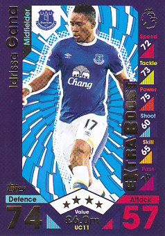 Idrissa Gana Everton 2016/17 Topps Match Attax Extra Update Card #UC11